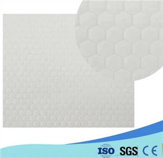 S Cut chaqaloq tagliklarining havo orqali o'tkazuvchan bo'rttirmali gidrofil to'qilmagan rulonli xom ashyosi